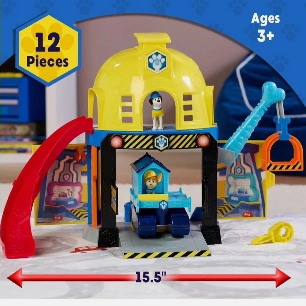 Disney Junior Pupstruction Pup HQ 12-Piece Lights and Sounds Playset 2 Figures